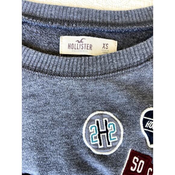 Hollister crewneck gray sweatshirt, women's size XS - Picture 3 of 7